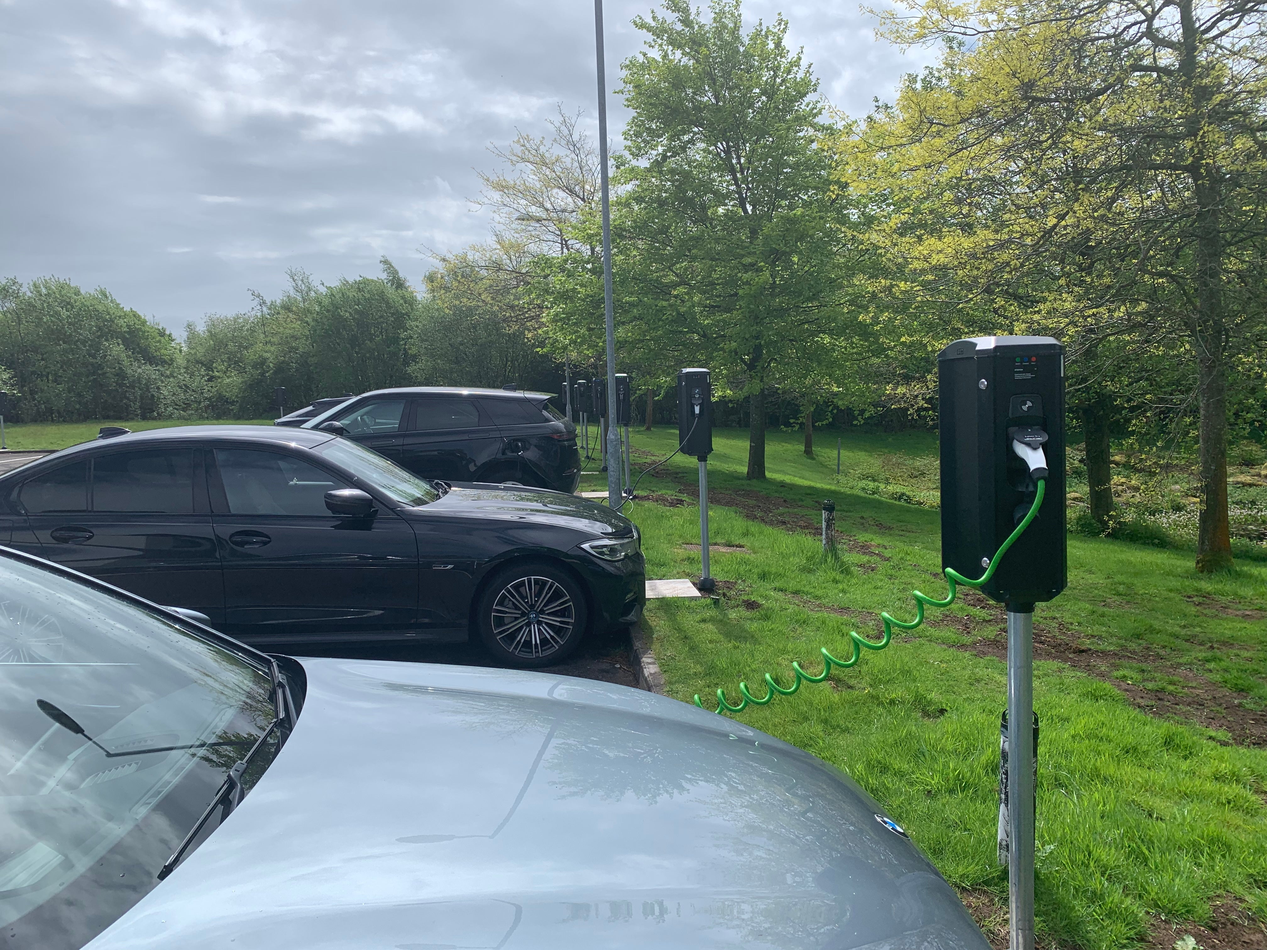 10 x Dual Chargers installed 
