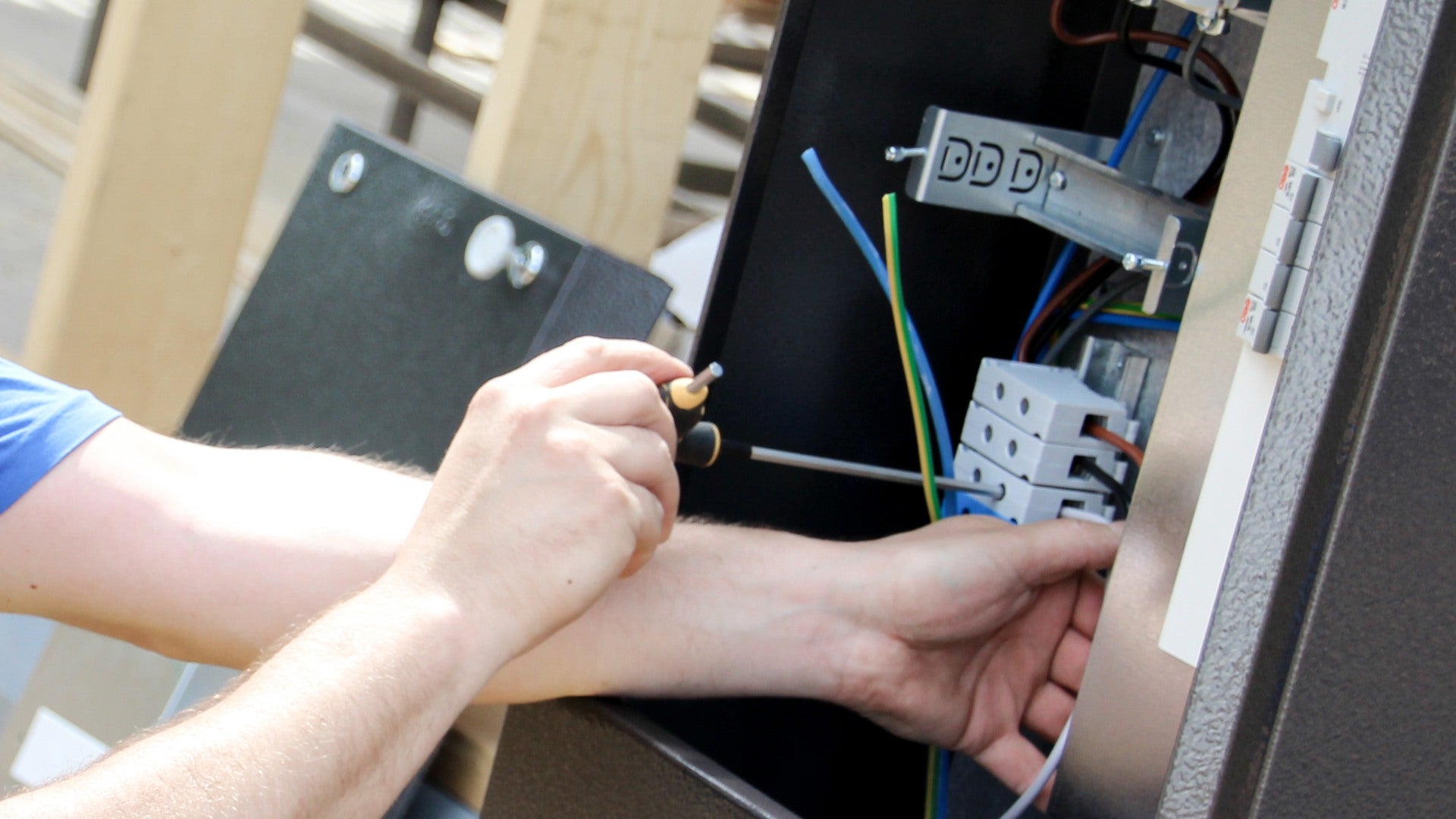 Install a surge protector from GARO